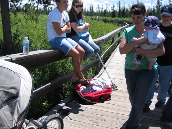 2006 family reunion in Yellowstone National Park